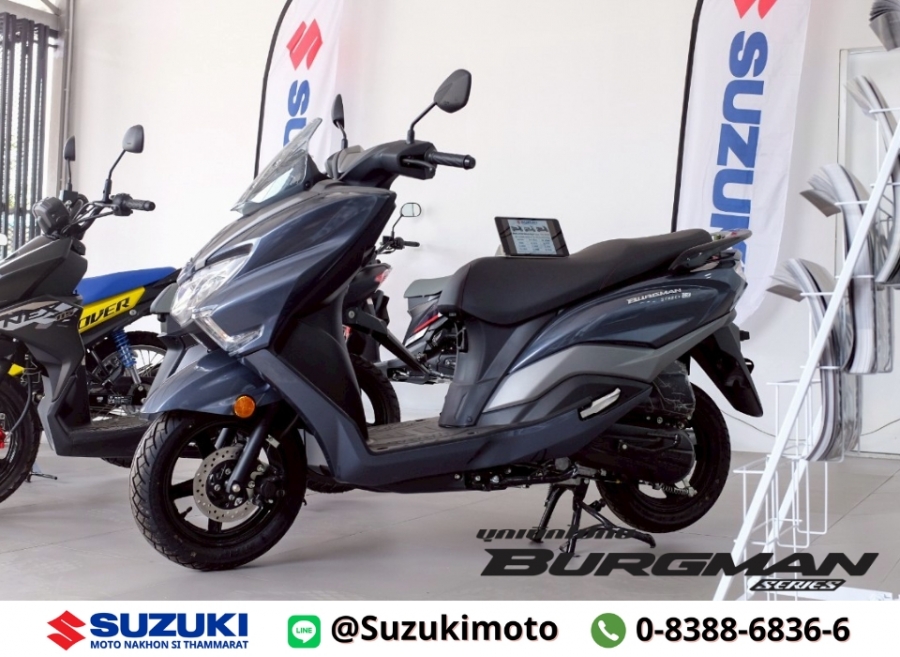 Suzuki ซูซูกิ เบิร์กแมน Burgman Street 125 Ex และ ตารางผ่อนดาวน์